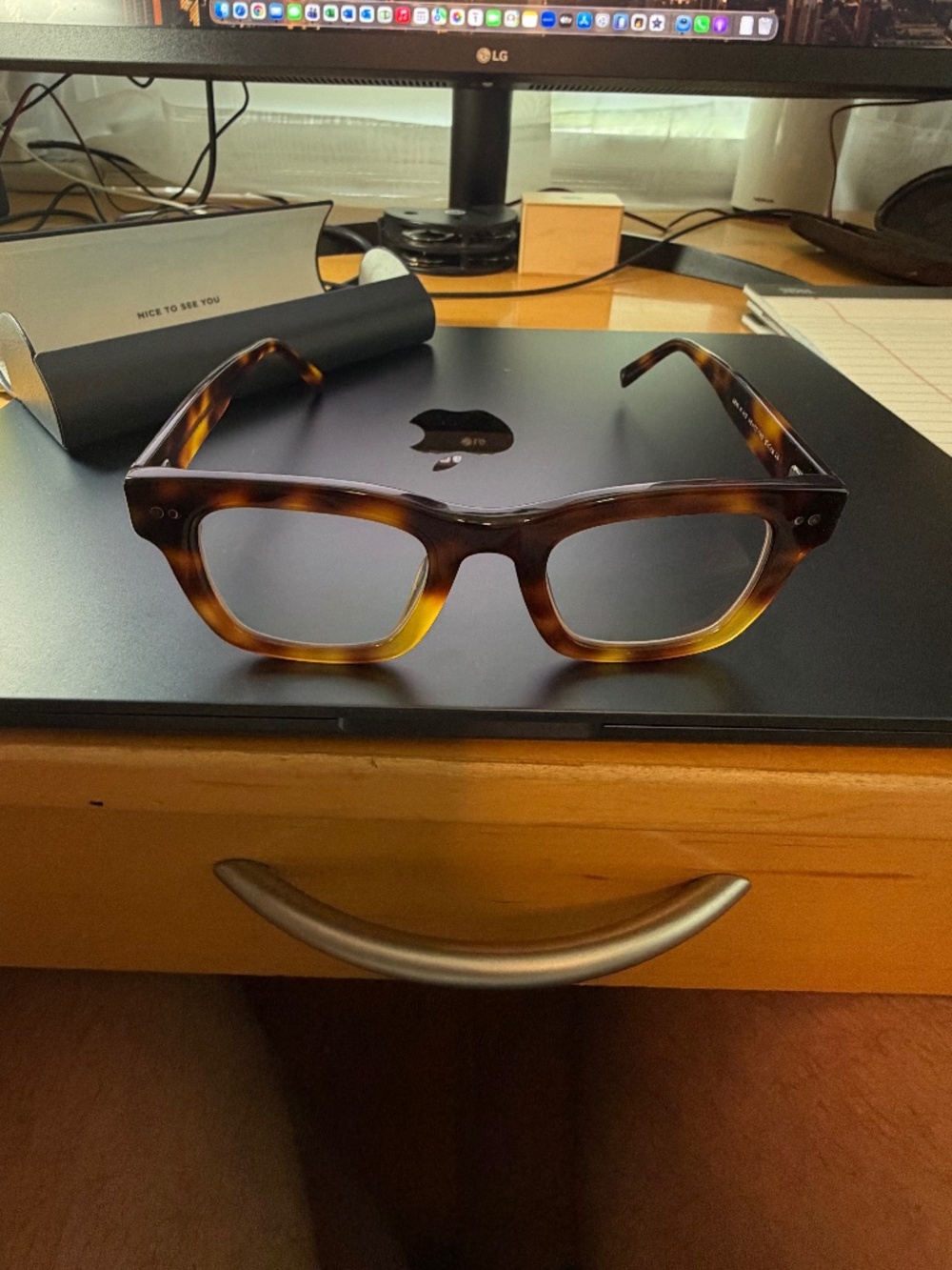 Warby Parker Mens Frames - Kemi Sunbeam Tortoise Fade